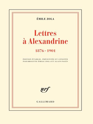 cover image of Lettres à Alexandrine (1876-1901)